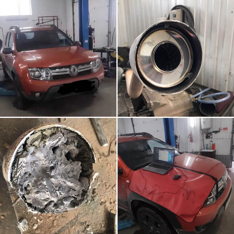 Удалили катализатор на Renault Duster в Оренбурге