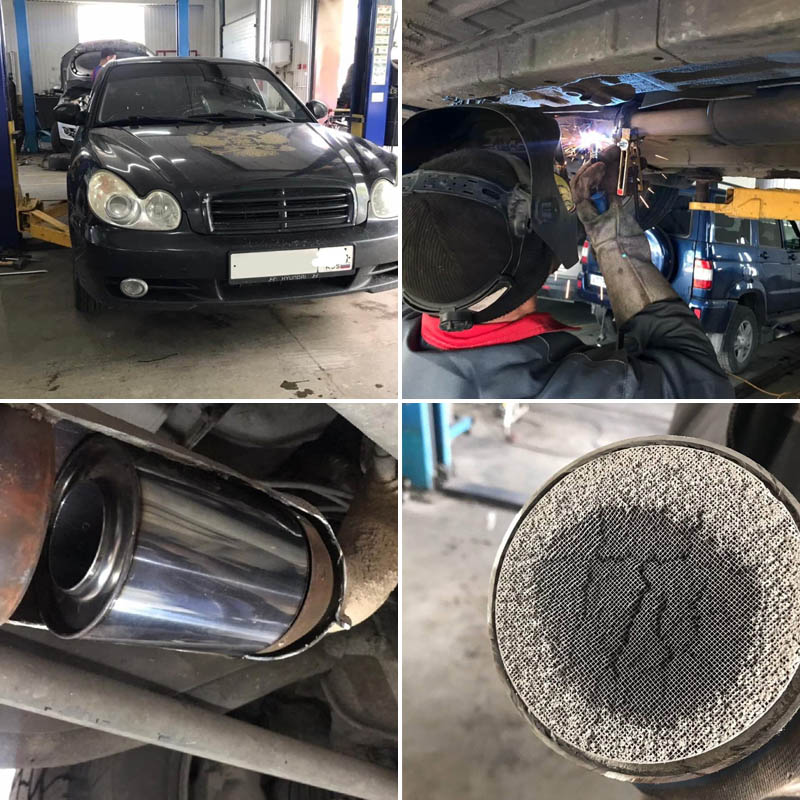 Удалили катализатор на Hyundai Sonata в Оренбурге