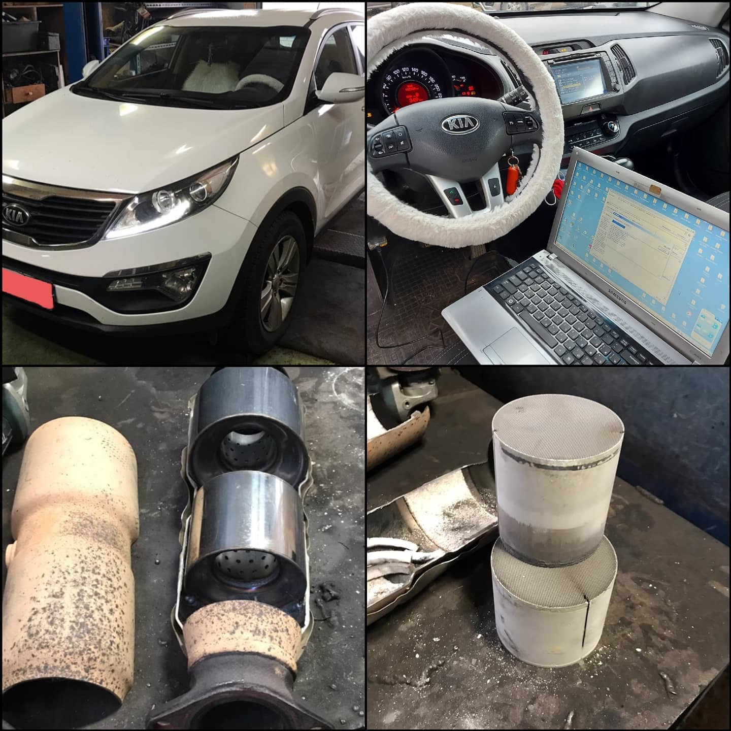Удалили катализатор на Kia Sportage в Оренбурге